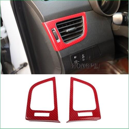 For Hyundai elantra Sedan 2011-2015 Interior Both Side Dashboard Air Outlet Vent Cover Sticker Trim Accessories car-styling