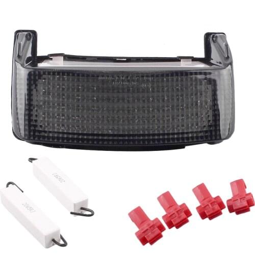 E-Mark Integrated LED Motorcycle Rear Tail Brake Light Turn Signal Stop Lamp Taillight For Honda CBR600 F2 F3 CBR600F2 CBR600F3