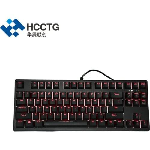 104 Keys PBT Keycap Brown Cherry MX Wired Backlit White Mechanical Gamer Keyboard HGK104B-O-W-US