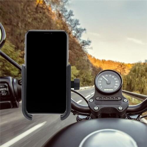 Cycling Bicycle Aluminum Alloy Mobile Phone Bracket Motorcycle Navigation Bracket Mobile Phone Holder Bicycle Riding Equipment