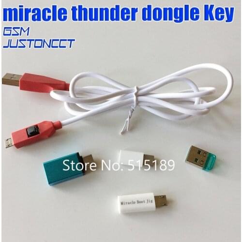 Miraclekey / miracle thunder dongle / miracle tool thunder dongle instead of miracle box and key