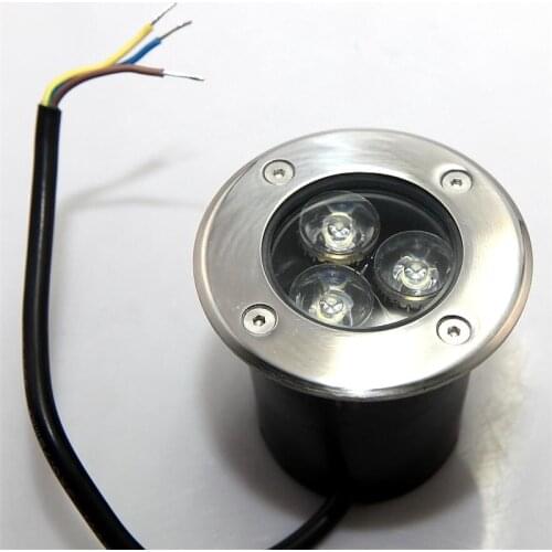 High Power 1W 3W 4W 5W 6W 7W 9W 12W 18W LED Underground Light Outdoor Lighting Buried Floor Deck Garden Yard Lamps 85-265V/12V