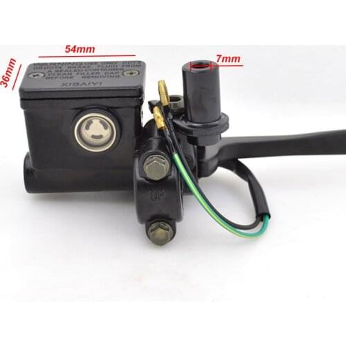 Motorcycle ZY 125 Front Wheel Brake Cylinder Disc Brake Pump Motorbike Up Pump Master Brake Cylinder For Yamaha ZY125