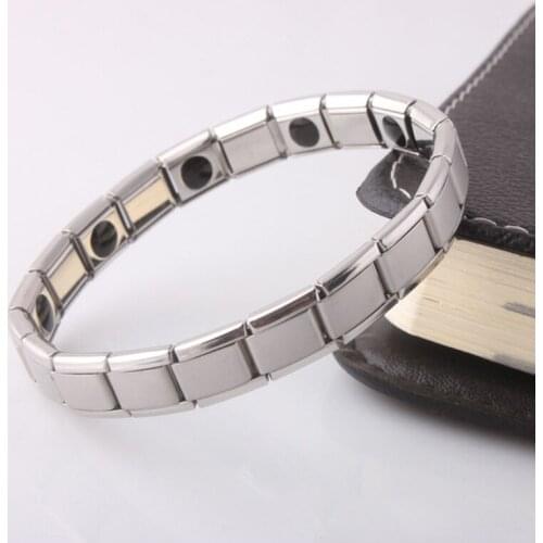Mens Stainless Steel Chain Link Cuff Bracelet Wristband Bangle Jewelry Punk New