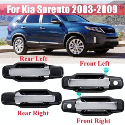 For Kia LHD ABS Exterior Door Handle For Kia Sorento 2003 2004 2005 2006 2007 2008 2009 OEM 82650-3E010 Exterior Door Handles