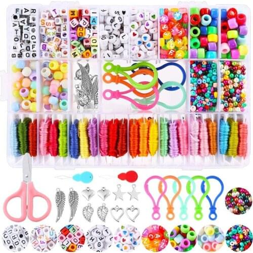 1 Set 24 Colors Cross Stitch Thread DIY Handmade Jewelry Accessories Colorful Beaded Accessories Bracelet And Necklace Materials