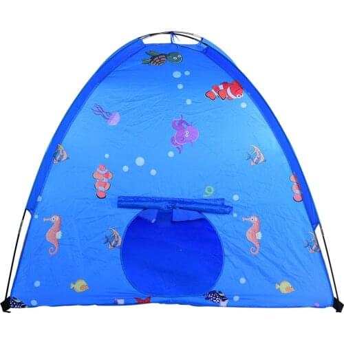 Indoor Playhouse Tent Portable Folding Sea style Indoor Children Playhouse Game Tent Kids Playing Stage Wonderful gift for kids