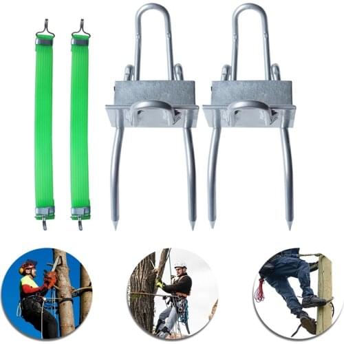 Tree Climbing Safe Tool Pole Climbing Spikes For Hunting Picking Fruit Stainless Steel Climbing Tree Shoes Anti-slip Shoes