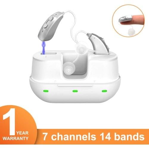 The New Hearing Aids Rechargeable Invisible Digital Sound Amplifier Ears First Aid Tools For Fashion Young BET Drop Shipping