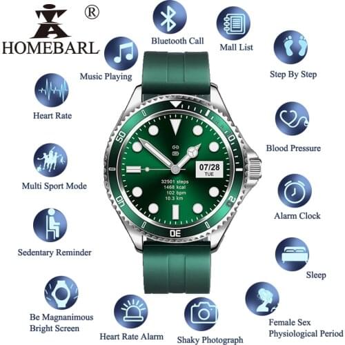 Z69 Business Smart Watch Luxury Dial Plate Bluetooth Call Heart Rate Blood Pressure Sports Watch IP67 Waterproof Bracelet Band