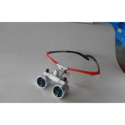 TAOS 2.5X Magnifications Galilean style flip-up Binocular Dental Loupes Surgical Medical Dentistry Frame 420mm