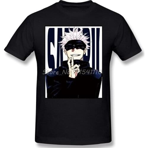 Satoru Gojo Comfort Clothes Fashion Design Jujutsu Kaisen YujiItadori Anime Cotton Men T-Shirt