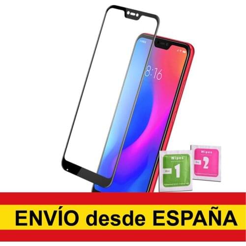 Tempered glass screen Protector for XIAOMI MI A2 LITE black front full quality Premium 9H 0.33mm