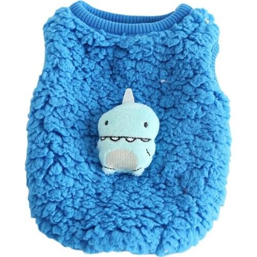 Winter Warm Pet Vest Multicolors Cat Dog Costume Fleece Cloth for All Sizes Dog Pet Supplies