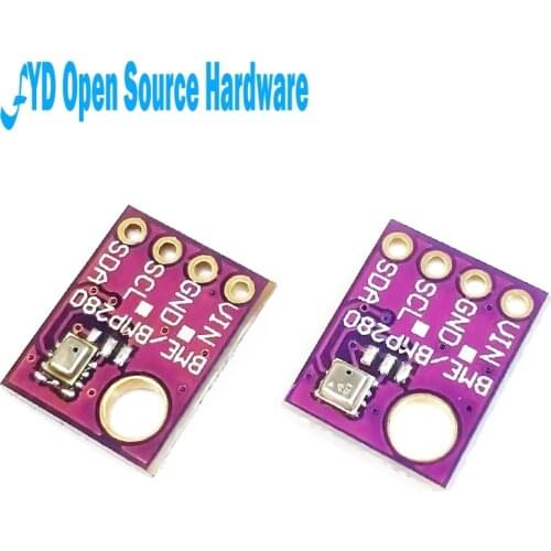 1PCS GY-BME280-3.3V GY-BME280-5V 5V BME280 BMP280 Digital Temperature Humidity Atmospheric Pressure Sensor Module IIC I2C SPI