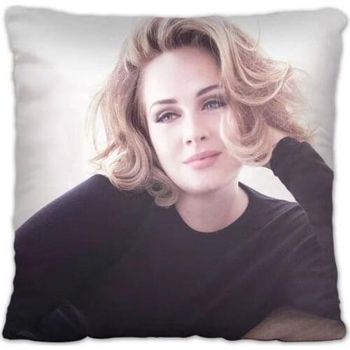 Adele Adkins Pillowcase Pretty Scholar Yu Lexuan Same Paragraph Star Photo Poster Cushion Cover Souvenir Forro De Cojines Decor