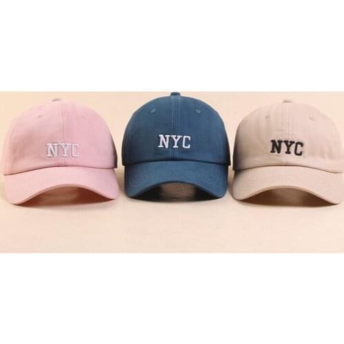 Hot Lettered Embroidered Baseball Cap Spring And Summer Outdoor Casual Brim Hat Youth Couples Students Cotton Sun Hats