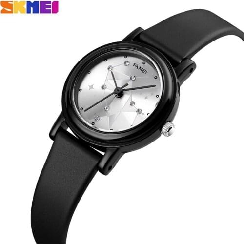 SKMEI Classic Ladies Quartz Wrist Watch Casual Waterproof Female Business Clock Relogio Feminino Simple Womens watches 1659