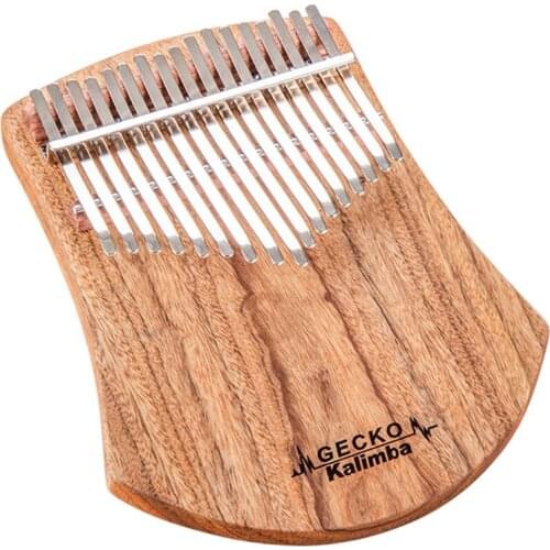 GECKO 17 Keys Kalimba African Camphor Wood Thumb Piano Finger Percussion Thumb Piano Mbira Sanza Keyboard Musical Instrument