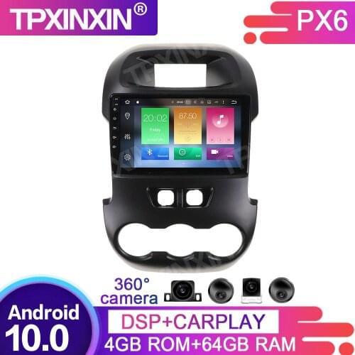 360 Cameras Screen Android 10.0 For Ford Ranger F250 2011-2014 Car Multimedia Player GPS Navi Headunit Radio Audio Stereo