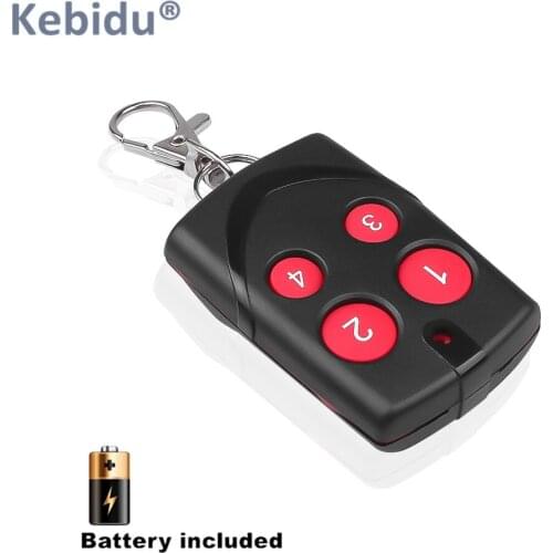 Kebidu Cloning 433Mhz Remote Control Wireless Universal Door Copy Code Car Auto Garage Portable Duplicator Key Fob Remote