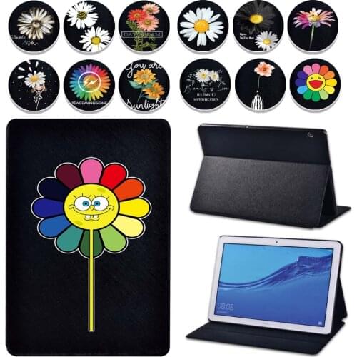 Leather Case for Huawei MediaPad M5 Lite 8"/M5 Lite 10.1"/ M5 10.8"/T3 10 8"/T3 10 9.6"/T5 10 10.1 Inch Tablet Cover Case+pen