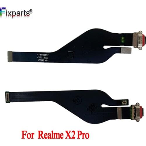Original Charging Port Connector Board Parts Flex Cable For Oppo Realme X2 Pro USB Charging Port
