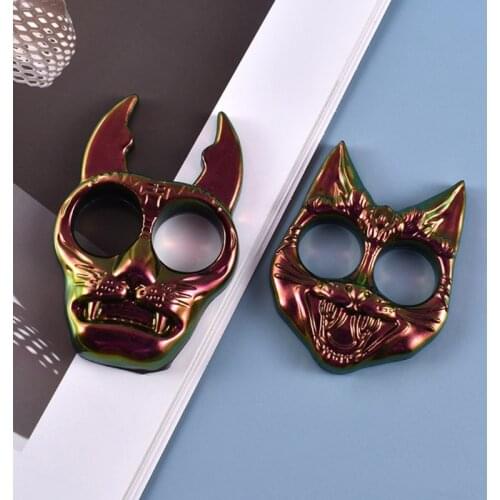 Tiger/Cats Head Shaped Keychain Epoxy Resin Mold DIY Crafts Casting Tool Jewelry Pendant Silicone Mould Jewelry Making Tools