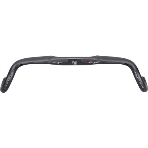 2022 BALUGOE 25Degree Grave Road Bike bend handlebar Carbon fiber broken wind racing road Bicycle handlebar 31.8x400/420/440mm