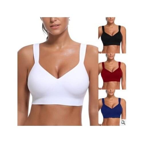 Sexy Lingeries Women Bras Plus Size Breathable Vest Push Up Bra Solid Color Womens Underwear