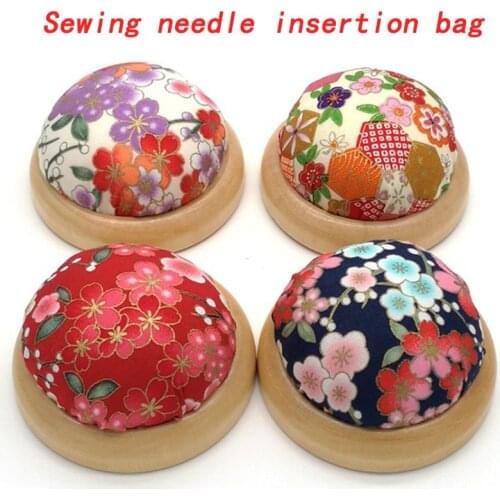 Sewing bag, wrist needle, pincushion, insertion needle, sewing bag, handmade fabric, DIY cross stitch tool
