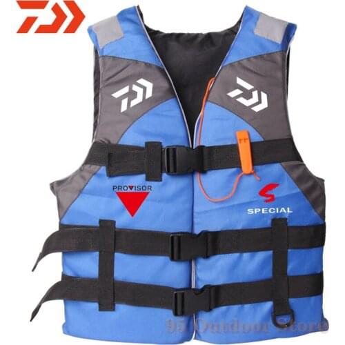 DAIWA New Adult Life Jacket Adjustable Buoyancy Aid Swimming Boating Sailing Fishing Water Sports Safety Life Man Jacket Vest