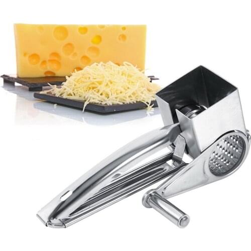 Stainless Steel Rotary Cheese Grater Butter Knife Raclette Fondue Set Slicer Cutter Grinder Kitchen Accessories Gadgets Tools