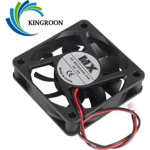 KINGROON 6015 Cooling Fan DC 12V 24V 60mm 3D Printer Parts 2 Pin Brushless 6CM Fan Cooler Radiator 60*60*15 mm Cooling Fan