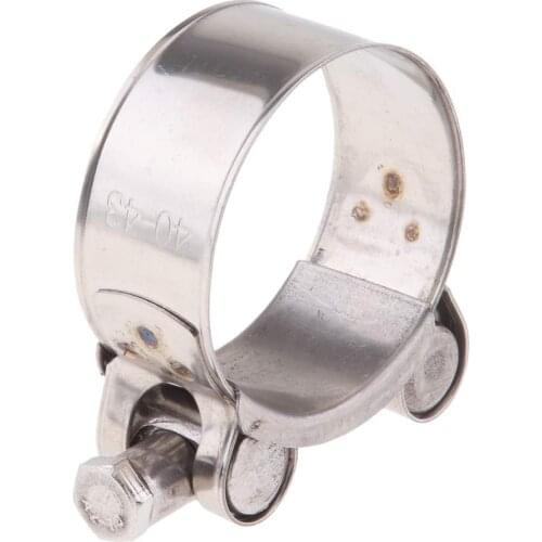 Motorbike Exhaust Clamp Clip Stainless Steel Muffler Silencer Clamps(40-43mm)