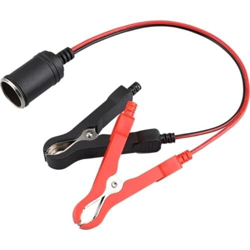 1 Pc Battery Clamps Terminal Clip-on Car to Cigarette Lighter Socket Female Adapter,Battery Clip-On Car Cigarette