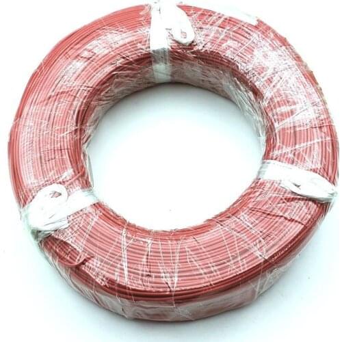 1 Reel High Voltage silicone line red Wire Cable 28AWG/26AWG/24AWG/22AWG/20AWG 300M 3KV DC 150 degree centigrade