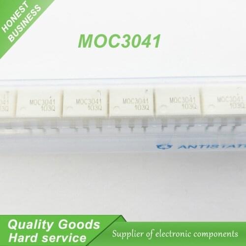 10PCS MOC3041 M0C3041 optocoupler driver DIP-6 Package new original