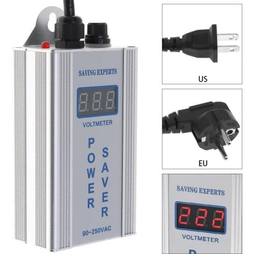 36KW 90-250V Intelligent Home Energy Saver Box Smart LED Power Saving Device Electricity Bill Killer Up to 35% EU / US Plug