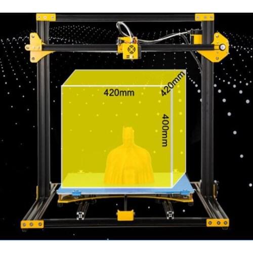 3d printer education learning quasi-industrial grade DIY kit commercial desktop printer large printer size 420x420x420mm