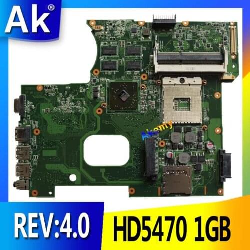 AK K42JR Laptop motherboard DDR3 For Asus K42JZ K42JB K42JY X42J Laptop Mainboa 100% tested intact REV: 4.0 HD5470 1GB