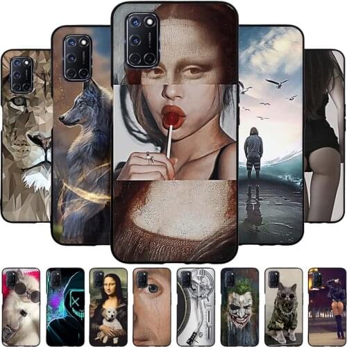 A For OPPO A52 Case A 52 Slim Coque Cute Painting Soft TPU Silicon Back Cover for OPPO A72 A92 2020 A 72 Phone Cases Shell