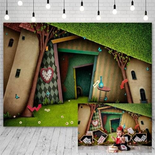 Avezano Baby Shower Happy Birthday Party Photography Backdrops Green Maze Decoration Boy Wallpaper Backgrounds For Photo Studio