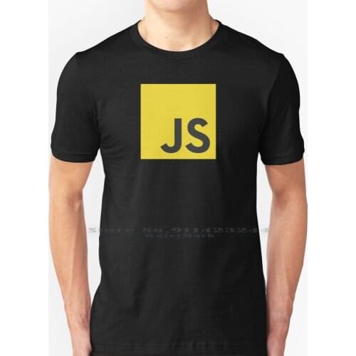 Javascript T Shirt 100% Pure Cotton Es6 Es7 Ecmascript Npm Nodejs Package Manager Webdev Development Coder Javascript Js Server