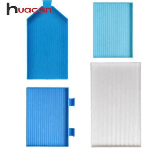 Huacan Diamond Painting Accessories Large Capacity Tray DIY Diamond Mosaic Embroidery Tools Plate