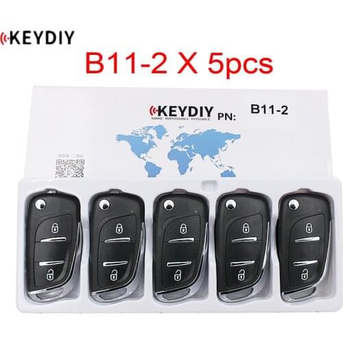 5PCS/LOT, KEYDIY Original Universal 2B Remote Control B11-2 For KD900/KD900+/URG200/KD-X2 Key Programmer DS Style