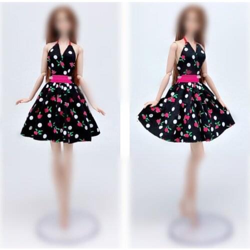 30cm Doll Dress Fashion Clothes Floral skirt for licca For Barbie Doll Accessories Baby Toys Best Girl' Gift