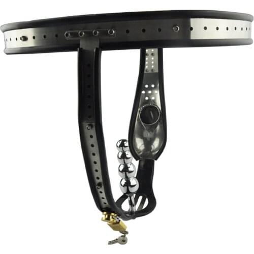 Stainless Steel Male Underwear Chastity Belt With Removable Anal Plug Cock Cage Fully Adjustable Device Penis Lock