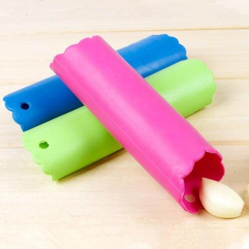 Garlic Peeler Press Cooking Kitchen Peeling Silicone tool Crusher Tools Utensils food LX6011