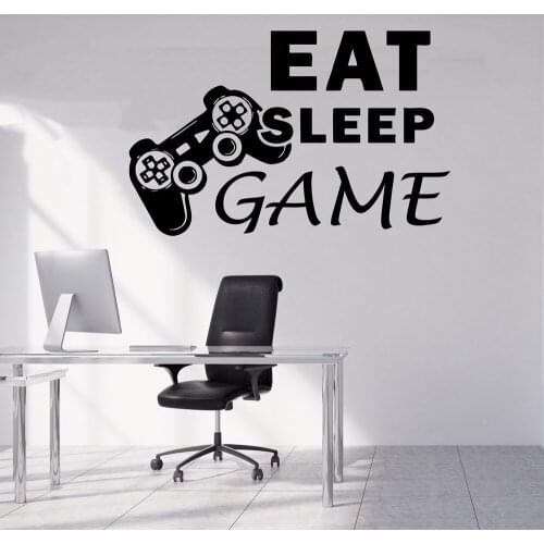 Removable Wall Decals Wall Murals-Decals Vinyl Game Wall Stickers Wall Decor For Game Room Bedroom Wall Decor